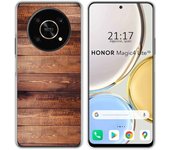 Funda Silicona para Huawei Honor Magic 4 Lite diseño Madera 02 Dibujos