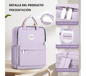 MoChila Escolar Para Niñas Y Adolescentes Hombres Ligera Impermeable Bolsas De Viaje Casual Con Portátil Para Mujeres