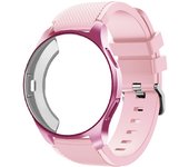 Silicone Case+band For Samsung Galaxy watch 46mm 42mm strap Gear S3 Frontier Band Sports watchband+Protector watch case 42/46 mm