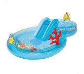 Centro de juegos bajo el mar tobogán y dispersor de agua 56143 INTEX