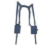 Portable Leather/Nylon Underarm Wallet Anti-Theft Hidden Holster For Phone Men Secret Agent Double Shoulder Wallet Bag Case
