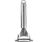 Quttin - Pelador Giratorio Gama Silver Acero Inoxidable - Pelador Ergonómico y Resistente con Mango Antideslizante - Apto para Lavavajillas