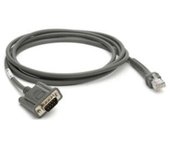 Zebra - CBA-R08-S07ZBR cable de serie Gris 2,1336 m RS232 DB9 CBA-R08-S07ZBR