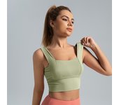 Tirantes anchos, sujetador Deportivo antivolpes y antilacidez, sujetador Deportivo push-up para Corver y fitness