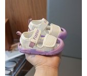 Baby Sandals Summer Infant Shoes Toddler Sandals Soft Breathable Newborn First Walkers Baby Boy Girl Sandals Beige, Blue, Purple