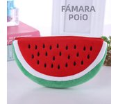 Watermelon Pencil Case Cute Fruit Kawaii Plush Large Capacity Pencil Bag Cosmetics Case For Kids Gift School Suppli Stationery