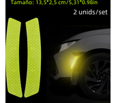2pcs/set Car Reflective Safety Strip Stickers Car Wheel Eyebrow Reflective Sticker Reflective Warning Safety Tape