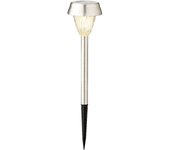 Set 4 Balizas Inox Luz Cálida 24x8cm Lumineo - Ahorro Energético