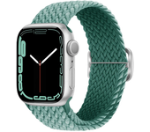 Braided Loop For Apple watch Strap 44mm 40mm 45mm 41mm 42mm 38mm 49mm Elastic Solo bracelet iWatch series 7 se 4 6 Ultra 8 Band