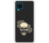 Funda compatible con Samsung Galaxy A12 4G/ 5G - M12 4G - tatoo calavera dotwork