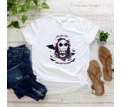 Disney Cartoon Happy Halloween Costume Jack Skellington Mickey Print Women's Magic Kingdom Fashion Disney Holiday T-Shirt