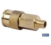 Cofan Enchufe Rápido Macho 3/8 Gran Caudal - Fácil Conexión