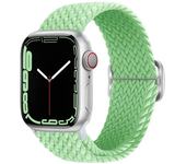 Braided Loop For Apple watch Strap 44mm 40mm 45mm 41mm 42mm 38mm 49mm Elastic Solo bracelet iWatch series 7 se 4 6 Ultra 8 Band