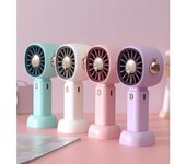 Ventilador de mano FGNS, Batería Lition ventilador portátil, Mini ventilador recargable USB, Ventilador personal a batería con 3 velocidades para oficina,exteriores, escuela, trabajo, camping,etc.