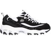 Zapatillas Skechers Dlites-biggest Fan Mujer Negras Retro - Diseño Atractivo y Transpirabilidad Óptima