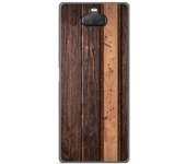 Tumundosmartphone Funda Gel Tpu para Sony Xperia 10 Plus diseño Madera 05 Dibujos
