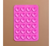 JCD 5pcs Double Side Silicone Suction Pad For Mobile Phone Fixture Suction Cup Backed Adhesive Rubber Sucker Pad For Fixed Pad