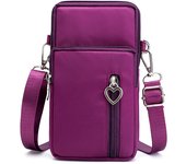 Bolsos Pequeños de Alta Calidad para Mujeres Multifuncionales Impermeables de Nylon Bolsa de Hombro para Teléfono Móvil Deporte Bolsa de Mensajero