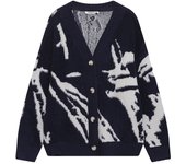 Ropa de hombre Cárdigans de invierno holgados de gran tamaño Chaquetas Y2k Cárdigans vintage Suéteres de punto