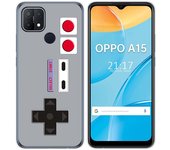 Tumundosmartphone Funda Gel Tpu para Oppo A15 diseño Consola Dibujos