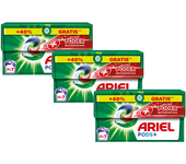 Pack De Ariel All-in-One Detergente Lavadora Líquido en Cápsulas/Pastillas,19+7 (26,52 o 78) Lavados, Más Poder Extra Quitamanchas, Limpieza Profunda