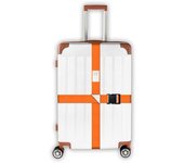 Adjustable Rainbow Luggage Buckle Strap Name Sticker Baggage Belts Cross Strap Suitcase Belts Packing Belt Suitcase Accessories