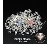 100PCS/lot 3mm LED Diode F3 Assorted Kit ibuw White Green Red Blue Yellow Orange Pink Purple Warm White DIY Light Emitting Diode