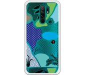 Funda compatible con Xiaomi Redmi 9 - garden collage