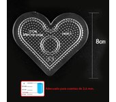 Hama Beads Template 2.6mm Perler Pixel Art Jigsaw Puzzle Beads Tool Figure Material Board Transparent Puzzle Template