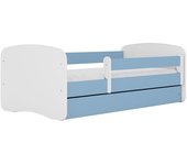 Cama 140 x 70 cm Kocot Kids com gaveta e colchão BabyDreams Blue