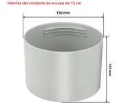 1.5/2M Portable Universal Flexible Conditioner Exhaust Hose Tube Replacement Parts for Mobile Air Conditioning Exhaust Vent Pipe