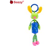 Bebé recién nacido Sozzy de 0 a 3 años con música de animales, coche colgante, cama colgante, juguetes relajantes para bebés