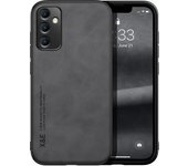 Luxury Leather Case For Samsung Galaxy A54 A34 A14 A15 A24 A23 A13 4G 5G A04S A05S A05 Cover With Metal Plate Support Car Hold