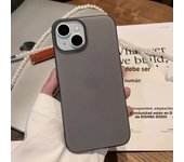 Ultra Thin Phone Case For iPhone 15 14 13 12 11 Pro Max Plus Slim Matte Translucent Bumper Back Cases Cover