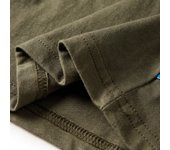 Camiseta para Niños de Manga Larga Estampado de Bicicleta Jersey Ropa Caqui