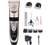 BaoRun P9 P2 Professional Pet Shaver Cats Dogs Hair Cutter Trimmer Dog Grooming Kit Rechargeable Electrical Animal Pet Clippers