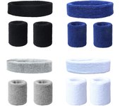 Pack de 4 Juegos de Bandas para el Sudor Absorbentes