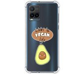 Funda Silicona Antigolpes para Vivo Y21 / Y21s / Y33s diseño Vegan Life Dibujos