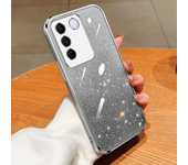 Glitter Brilliant Sticker Case for Vivo V21E Y75 V25E Y36 V23E Y73 V21 Y21S V20 Y15S Y72 V23 Y22 V25 Y51 Y55 Plating Cover