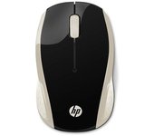 Ratón Inalámbrico HP 200/ 1000 DPI/ Dorado