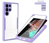 Funda for Samsung Galaxy S24 Ultra 360 Full Body Silicone Phone Case on Galaxy S24 S23 S22 S21 FE Plus Ultra Front Back Cover