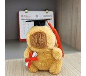 10-13cm Kapibala Capybara Keychain Car Couple Backpack Pendant Bag Hanging Cute Pink Capibala Capybara Plush Keychain Doll