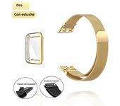 Metal Strap For Huawei Band 6 7 Band With TPU Case Screen Protector Soft Film Honor 6 Bracelet Milanese Magnetic Loop Watchband
