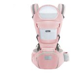 Fular portabebé para recién nacidos ,Portabebés Versátil 9 en 1 with Almohadilla Lumbar, Porta bebés Manos gratis, Fular PORTEO elástico y ergonómico, Liviano Baby Carrier para niños de entre 3 y 15 kilos,