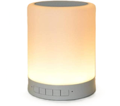 Lámpara LED Táctil con Altavoz Bluetooth, 3 Niveles de Brillo, Reproductor de Música 3W, Compatible con Tarjeta TF, Portátil y Recargable. Lukkalia - Kids and Us / LKKLamp.