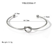 Encanto Pulseras de puño abierto Vintage para mujer, brazaletes ajustables de hoja, corazón, arco, flecha, joyería gitana, regalo de bisutería, moda personalidad Simple Bileklik  figura relámpago pulsera pareja latido del corazón frecuencia pulsera