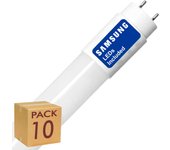 Tubo LED 150CM 24W  Samsung Chip,  Alta Luminosidad, Luz Natural 4000K - Pack 10 unidades