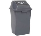 OFITURIA Cubo de Basura para Residuos en Polietileno Resistente