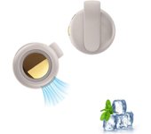 Mini ventilador sin aspas Carefulabout, pequeño ventilador Whirlwind sin aspas, portátil y silencioso, mini ventilador eléctrico Whirlwind con clip para la cintura y el cuello, ventiladores de clip de 3 velocidades para camisa (blanco)