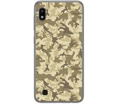 Tumundosmartphone Funda Gel Tpu para Samsung Galaxy A10 diseño Sand Camuflaje Dibujos